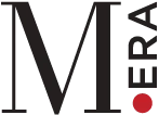 M.ERA logo with red dot